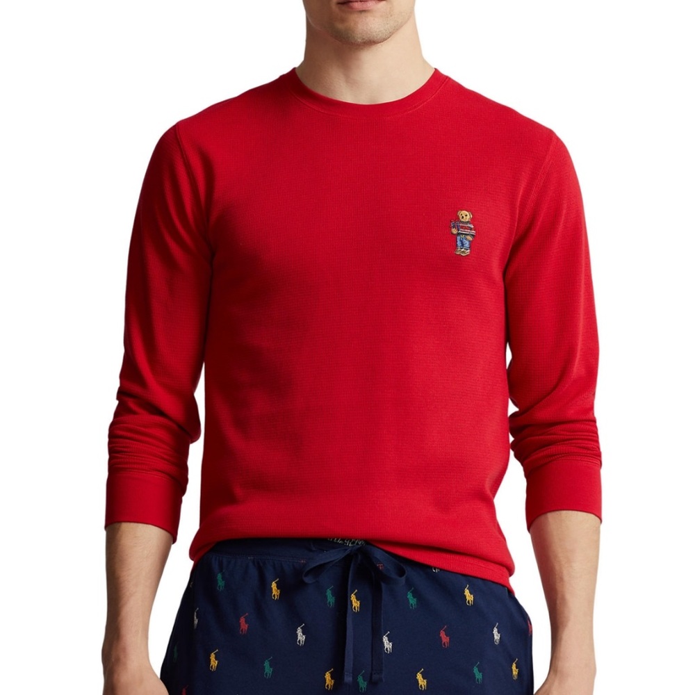 Polo Ralph Lauren Red Henley